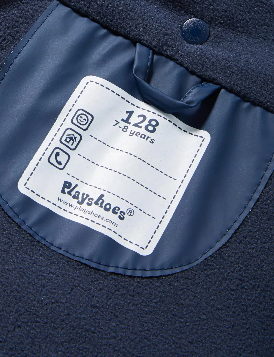 Playshoes Tuta Antipioggia Con Fodera In Pile Abbigliamento antipioggia caldo e impermeabile per fango Unisex - Bambini e ragazzi (Pacco da 1)