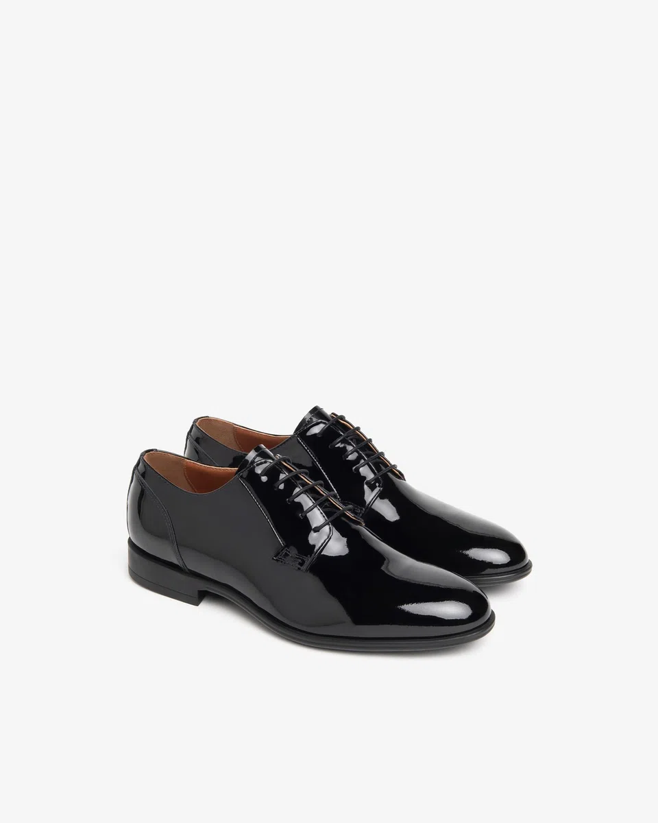 Nero Giardini E400121UE Derby Uomo in Vernice