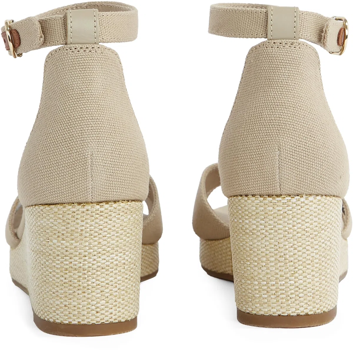 Tommy Hilfiger Donna Espadrillas Wedge Flag Criss-Cross Mid con Cinturino alla Caviglia