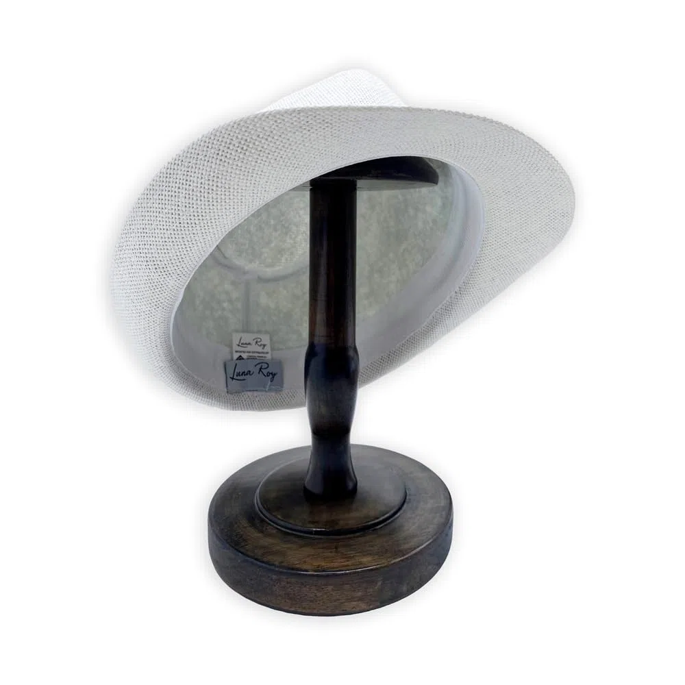 Cappello Fedora Stile Panama, Borsalino con Nastro Decorativo, Cappello Estivo Moderno, Casual.