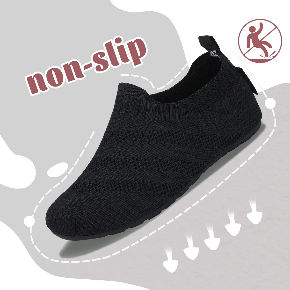 SAGUARO Pantofole da Casa Bambini Pantofole in Maglia Antiscivolo Morbida Comode Slipper Gr.20-37