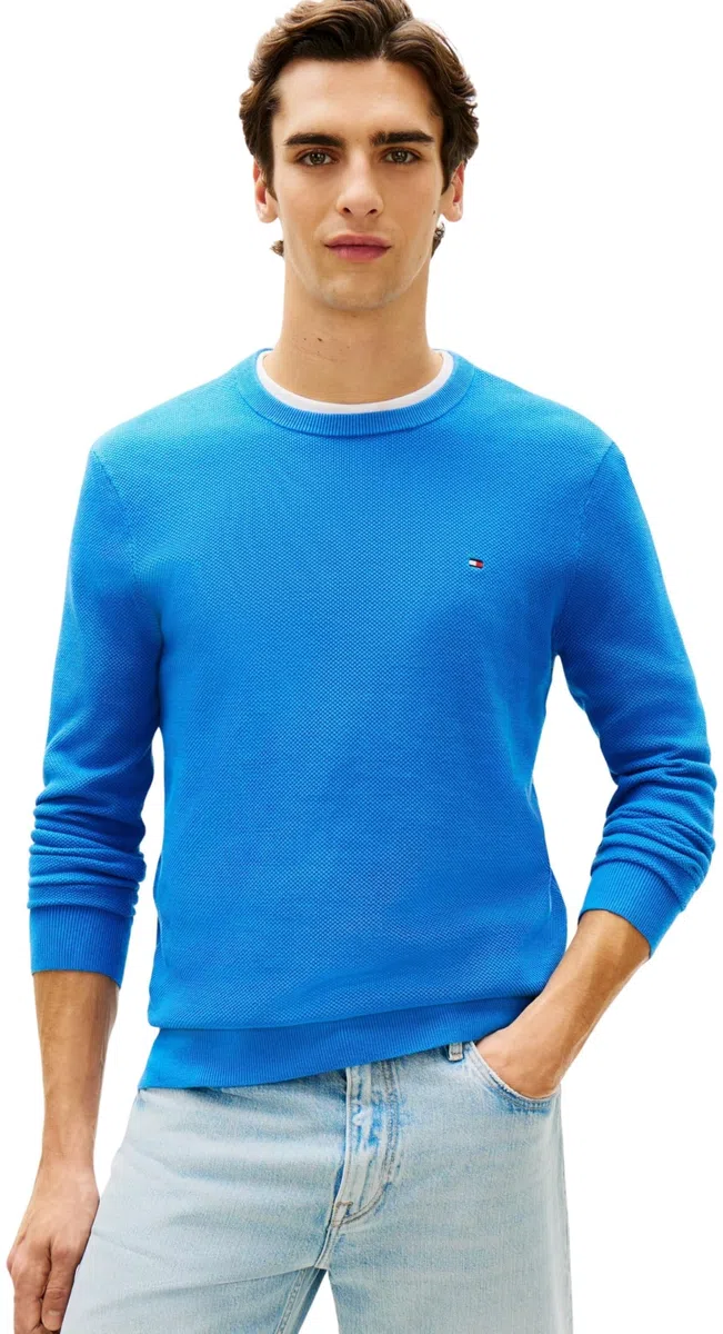 Tommy Hilfiger Essential Structure Crew Neck Mw0mw36347 Pullover Uomo
