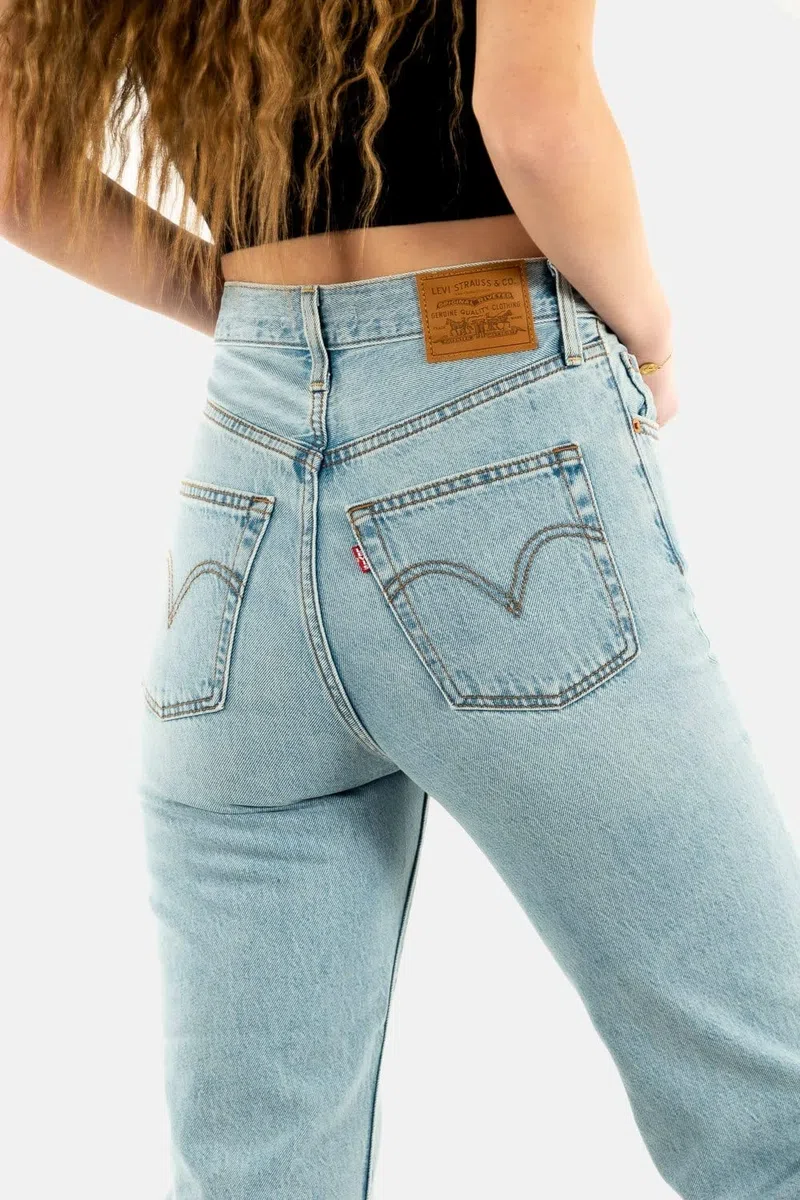 Levi's Ribcage Straight Ankle Jeans Donna