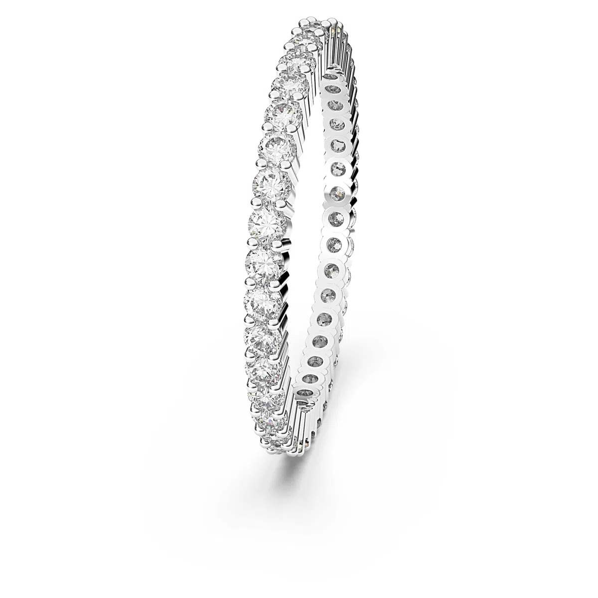 Swarovski Matrix Vittore bague, cristaux blancs taille ronde