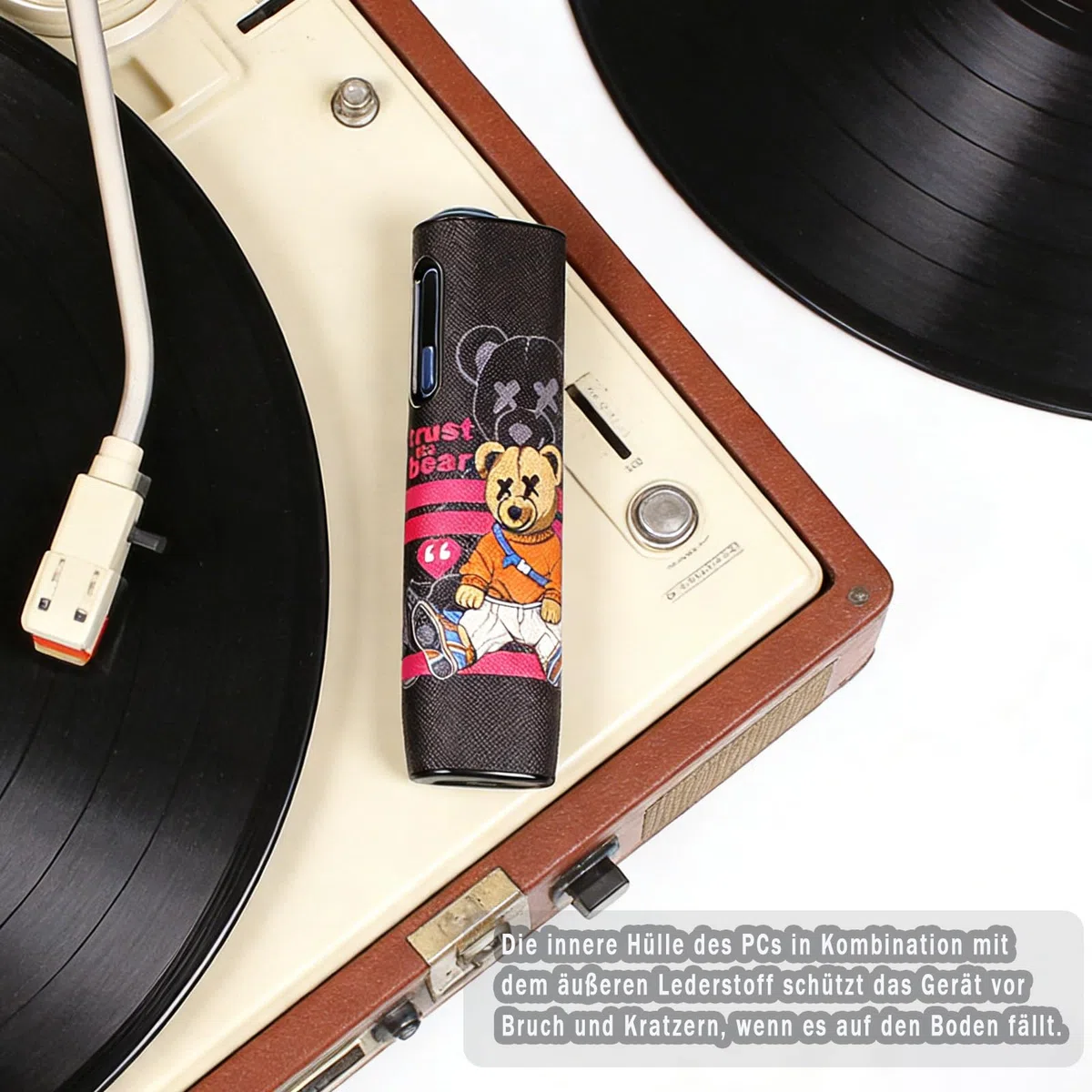 Custodia protettiva compatibile con custodia iqos, compatibile con iluma i one cover in pelle PU, design grazioso, protezione dai graffi, accessorio starter set di protezione (viola)