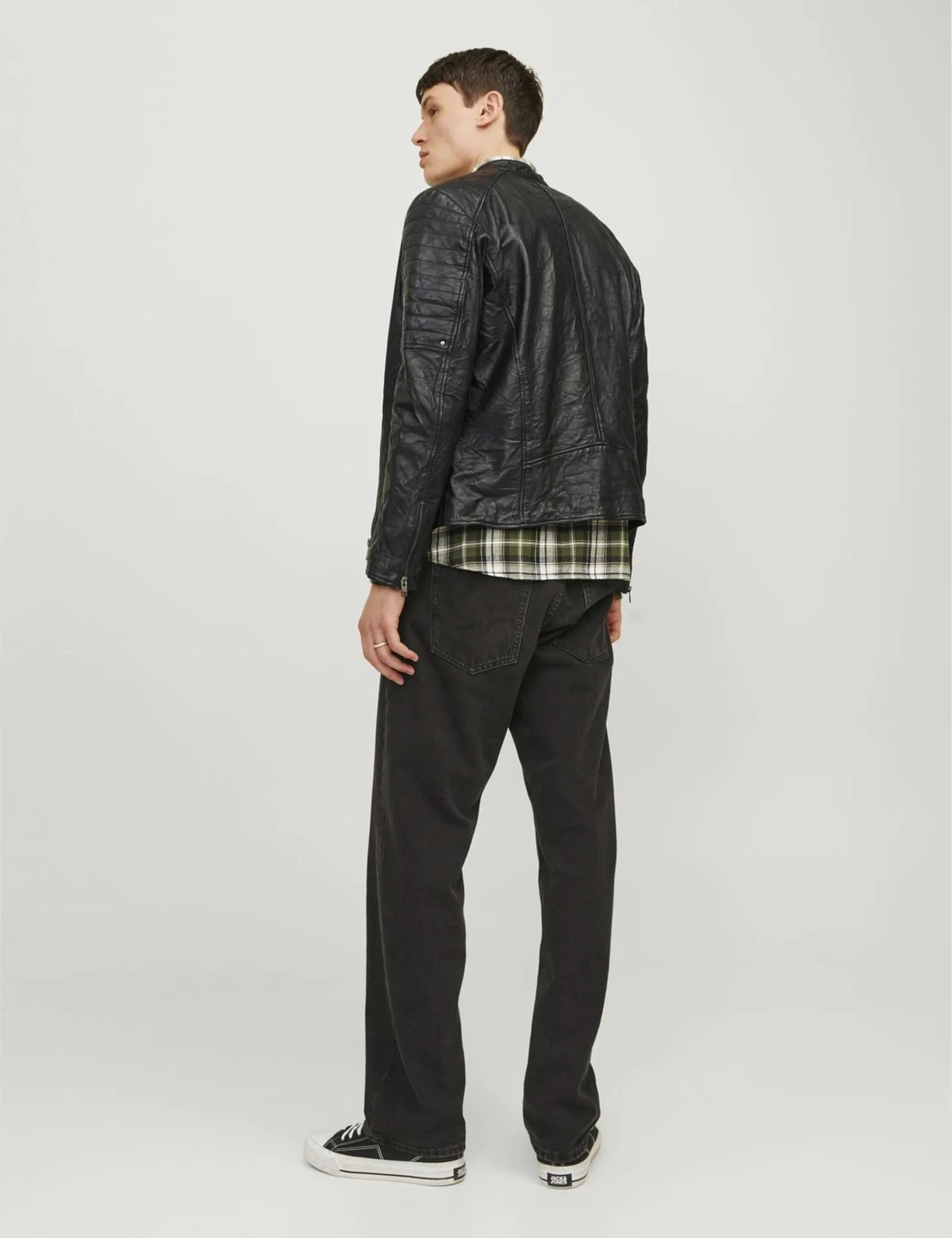 JACK & JONES Leather Jacket Leather Jacket