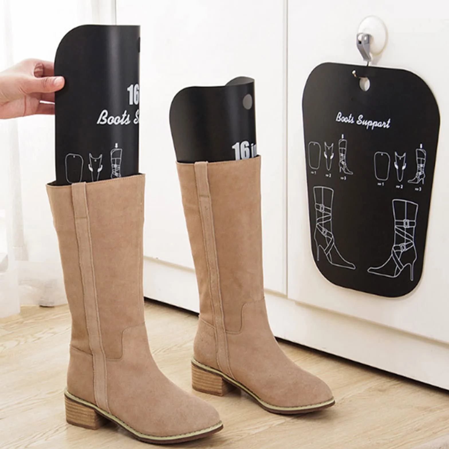 12 Pezzi Stivali Supporti Inserti di Forma Alto, Stivali Supporti per Donne e Uomini, Boot Shaper Form Inserti, Supporto per stivali alti, inserti Riutilizzabili per Stivali