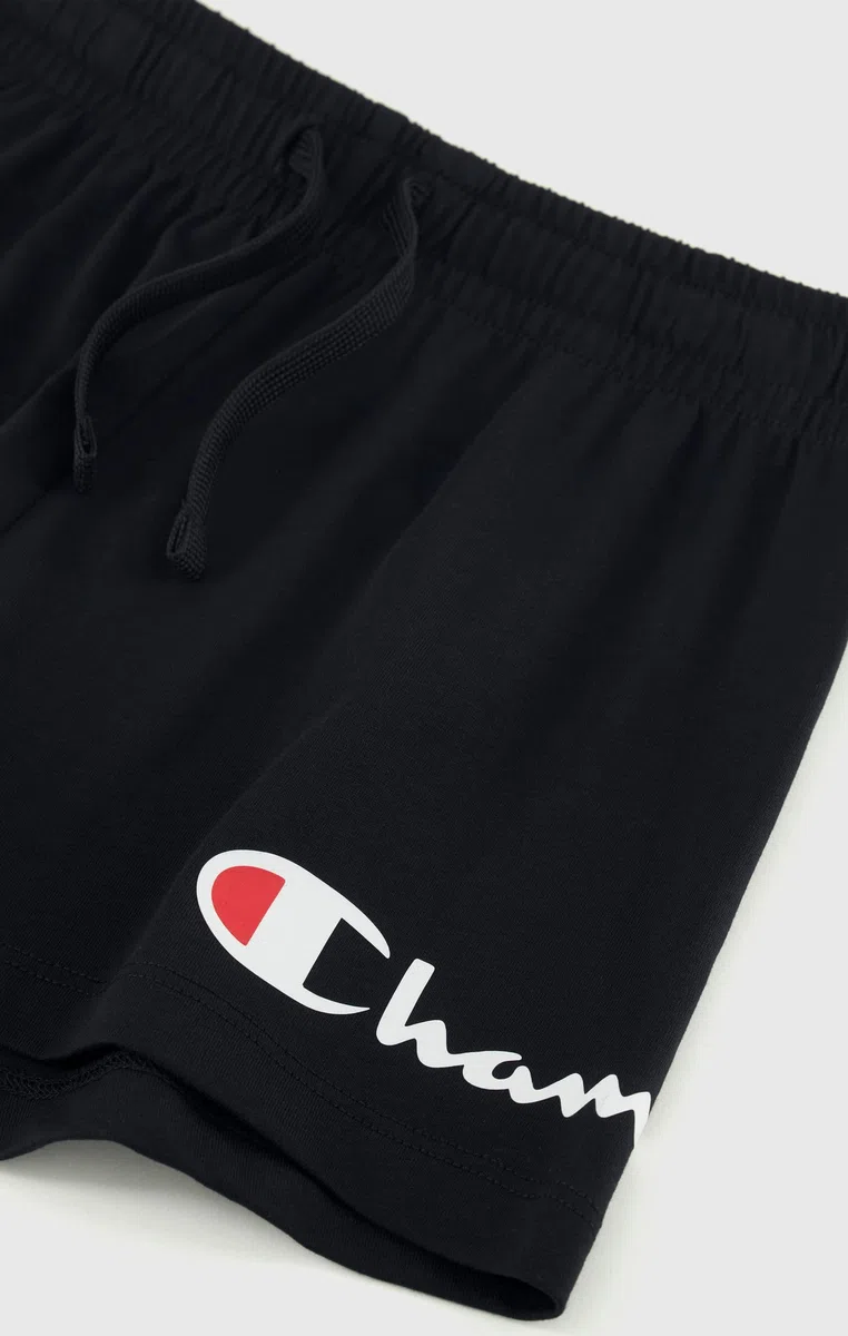 Champion - Legacy Icons G - Light PRO-Jersey Script Logo Regular Waist Bermuda, Pantaloncini Bambine e Ragazze
