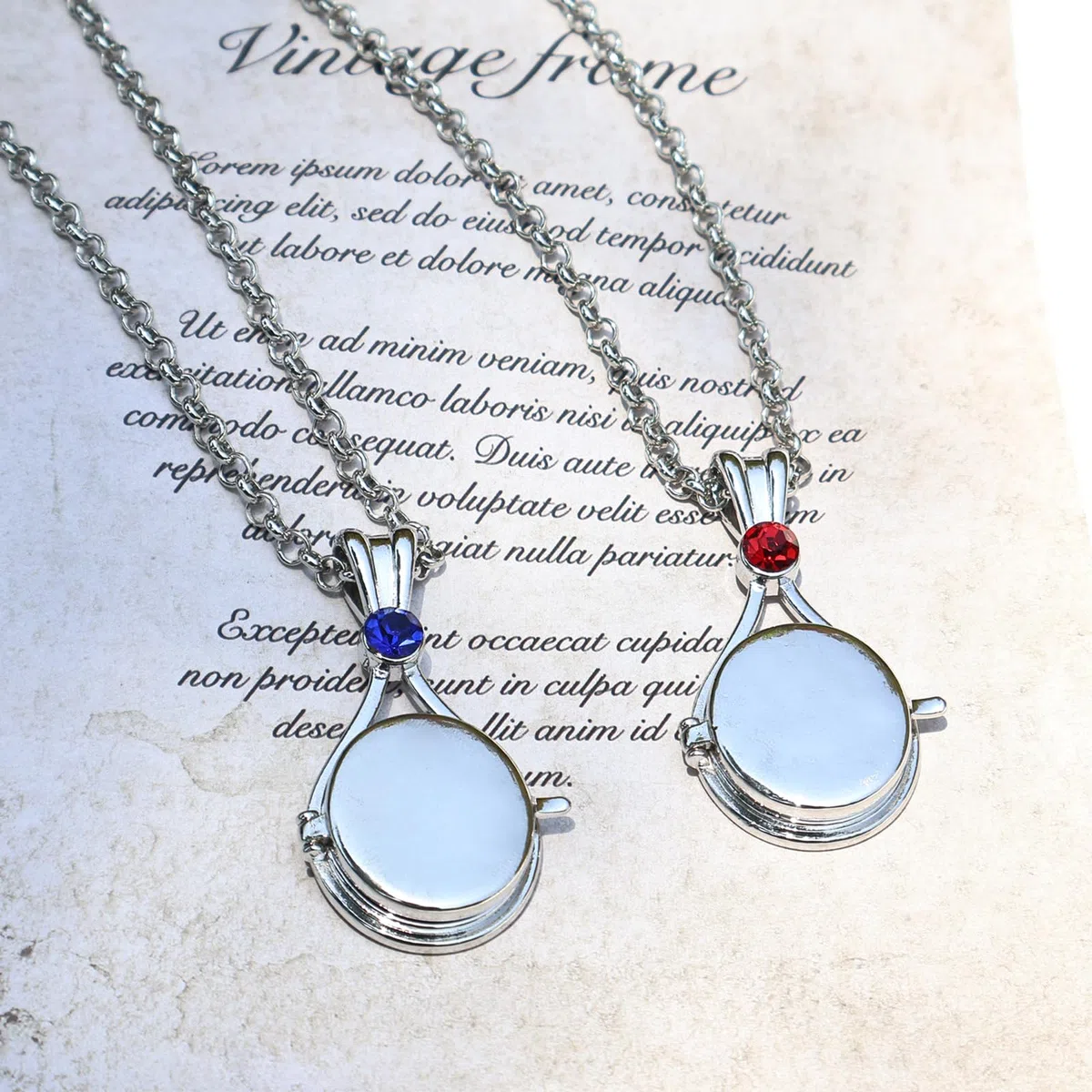 Aidenn H20 Just Add Water Collana H2o Medaglione Sirene Pendente, Amuleto Personalizzato per Immagini Regalo per Donne Ragazze Adolescenti