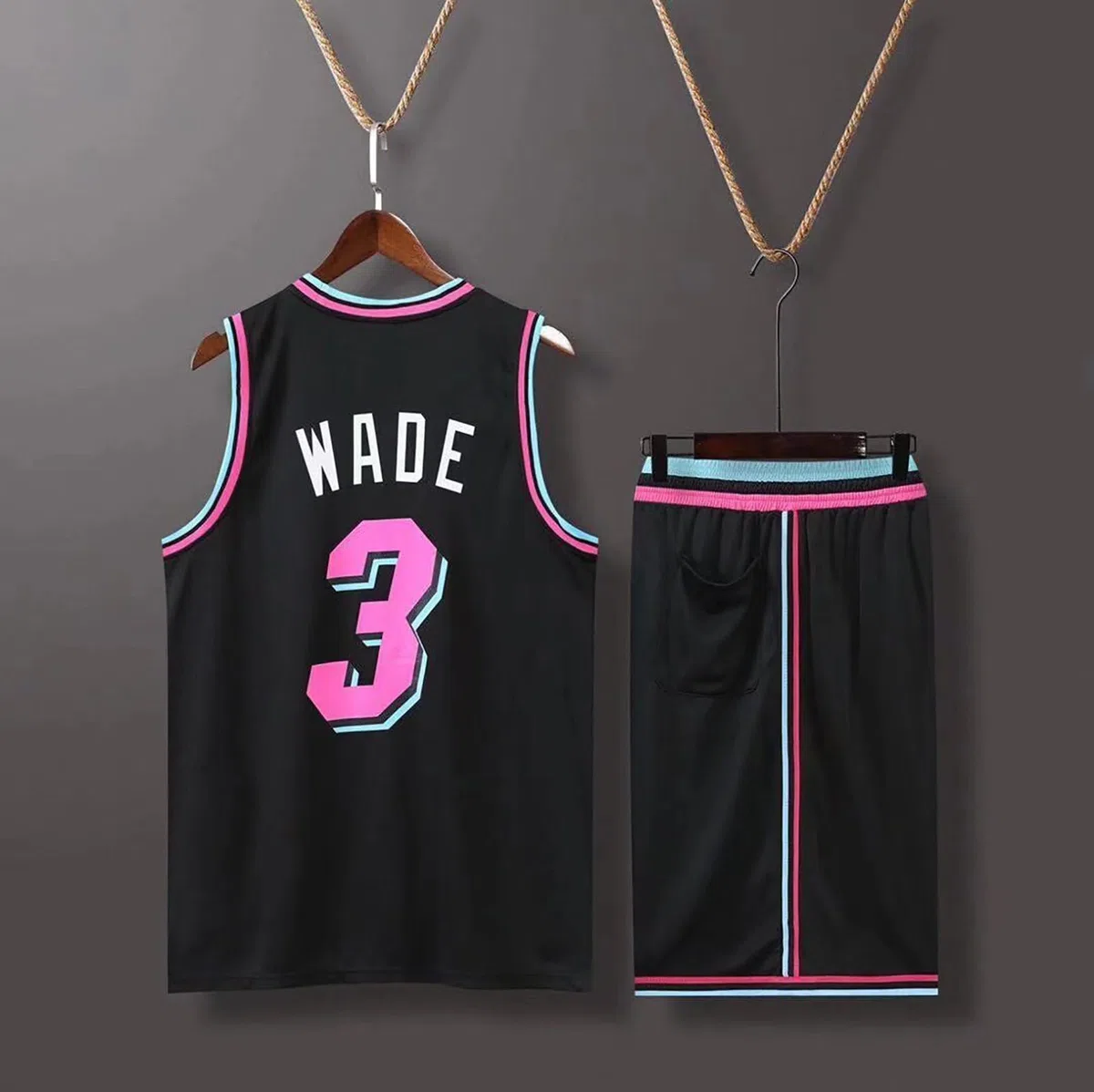 2 Pezzi Maglietta Basket e Pantaloncini, Set da Basket Multi-misura, Set di Basket per Bambino/Adulto