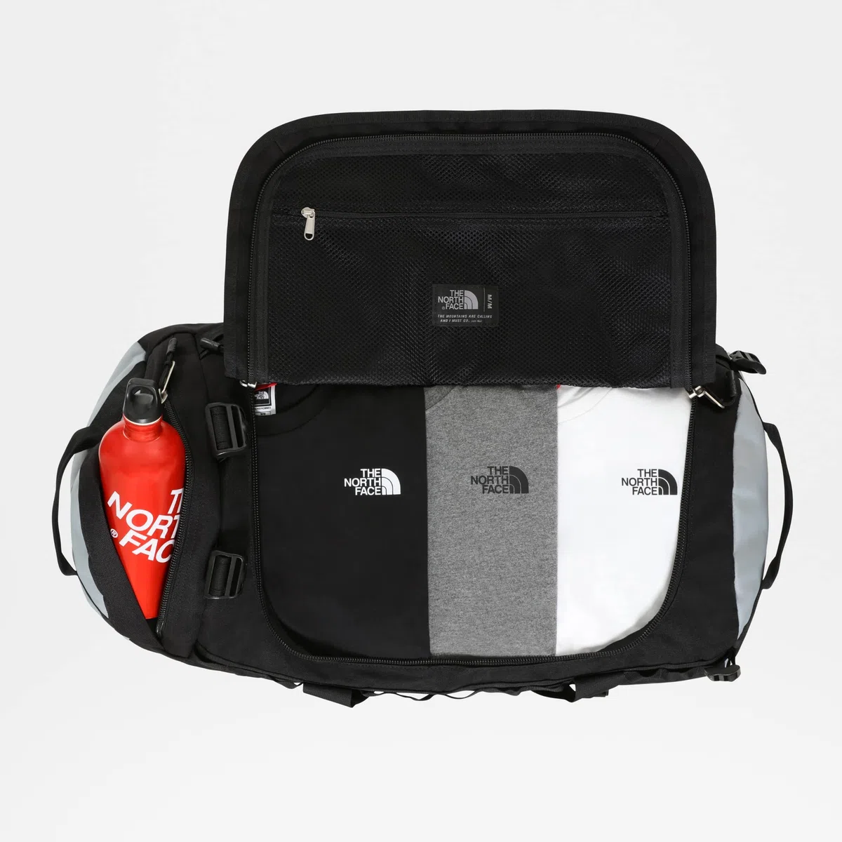 The North Face - Gilman Duffle Bag - Borsa sportiva e da palestra con spallacci - Borsa da viaggio pieghevole