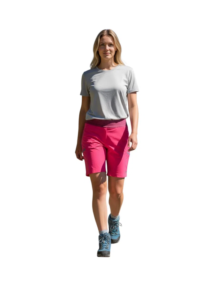 CMP Bermuda da trekking da donna con funzione Dry-Function, leggero, elastico e ad asciugatura rapida, con funzione Dry-Function. Vita comoda e tasche laterali, ideale per esterni.