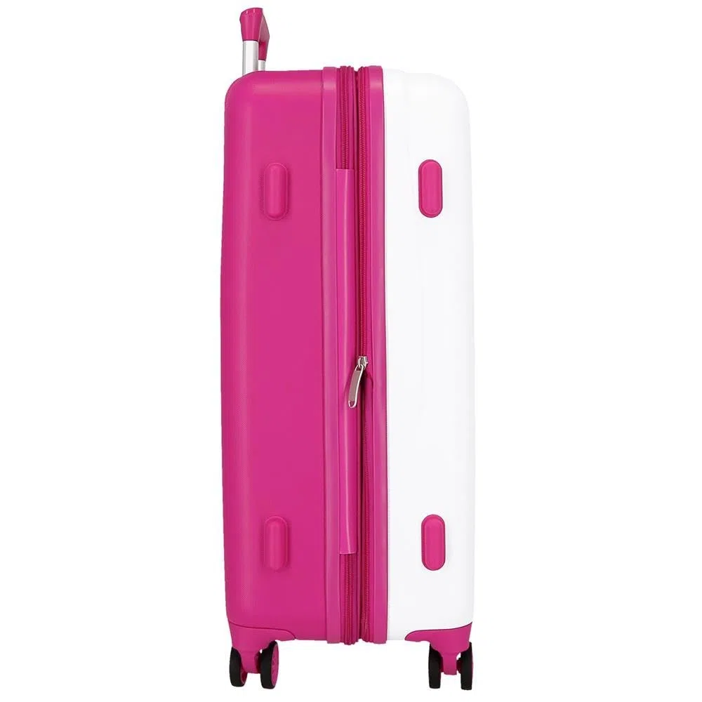 Disney Enjoy the Day Valigia Media per Bambini, 68 cm, Bianco