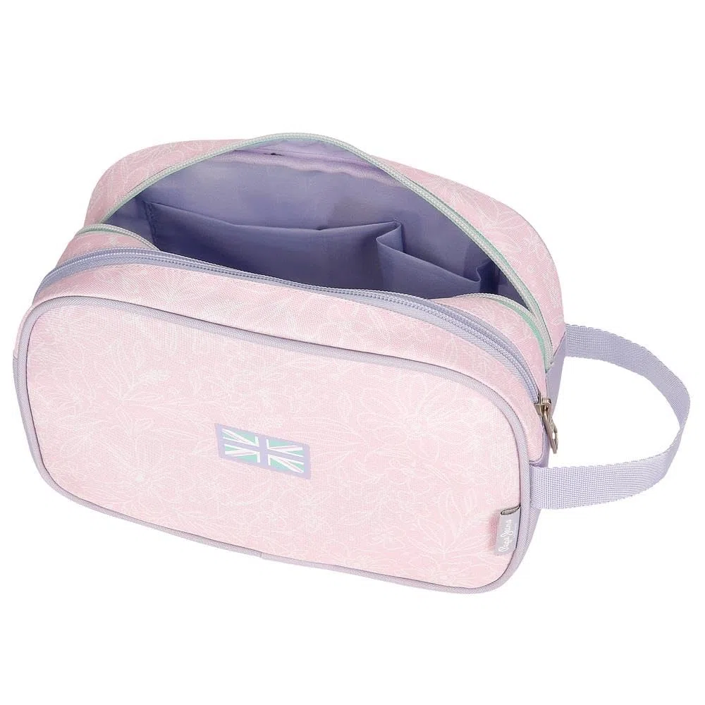 Pepe Jeans Renata Astuccio portapenne e beauty case, dimensioni ideali per essere portato nello zaino. Da Joumma Bags