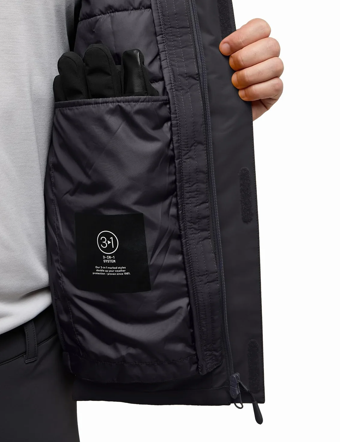 Jack Wolfskin Giacca Jasper 3 In 1 Giacca Uomo