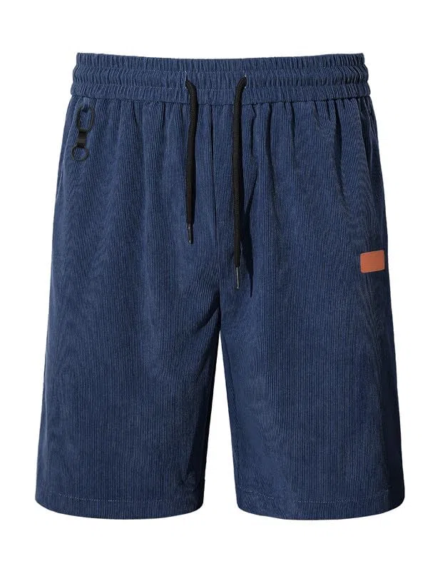 TARAINYA Velluto a Coste Pantaloncini Uomo Cotone Coulisse Estivi Causal Pantaloni Corti Uomo con Tasche