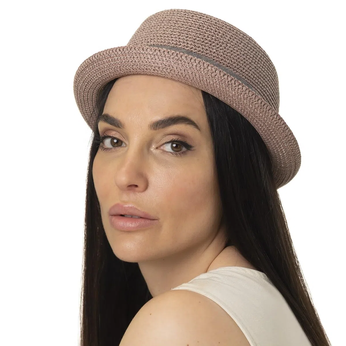 CAPPELLISHOP Robstown Toyo Pork Pie Cappello Paglia Unisex Primavera Estate