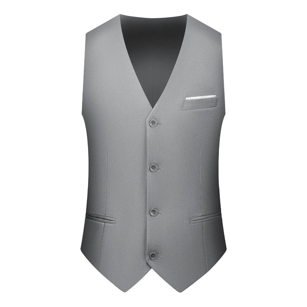 Abiti da Uomo Slim Fit 3 Pezzi Vestito per Uomo Business Formale Completo per Matrimonio con 2 Bottoni Blazer e Pantaloni