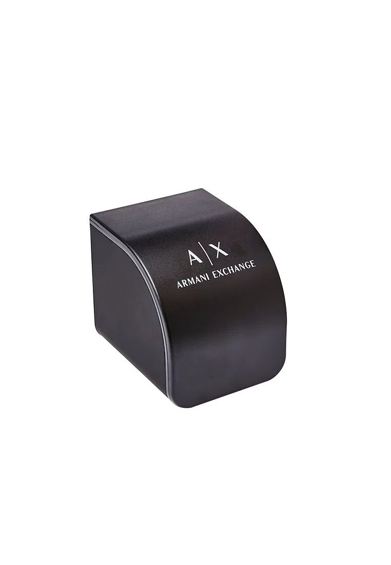 Armani Exchange Orologio da uomo, Movimento cronografico al quarzo e cassa da 45 mm con cinturino in acciaio