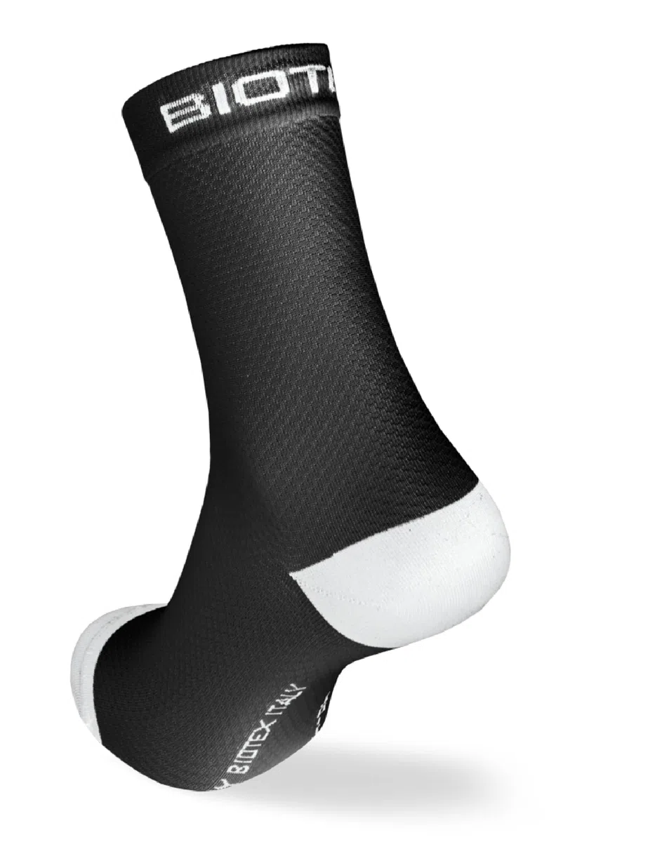 BIOTEX Calza Aria Unisex per Ciclismo e Running, Calzino Ultra Leggero e Traspirante, Rinforzata su Punta e Tallone