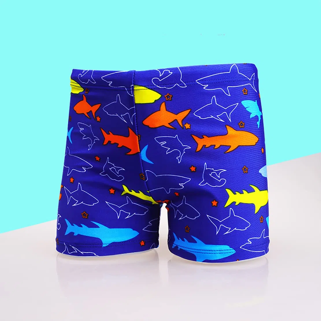 Confezione da 2 pantaloncini da bagno per bambini da 1 a 11 anni, costume da bagno con dinosauro e squalo