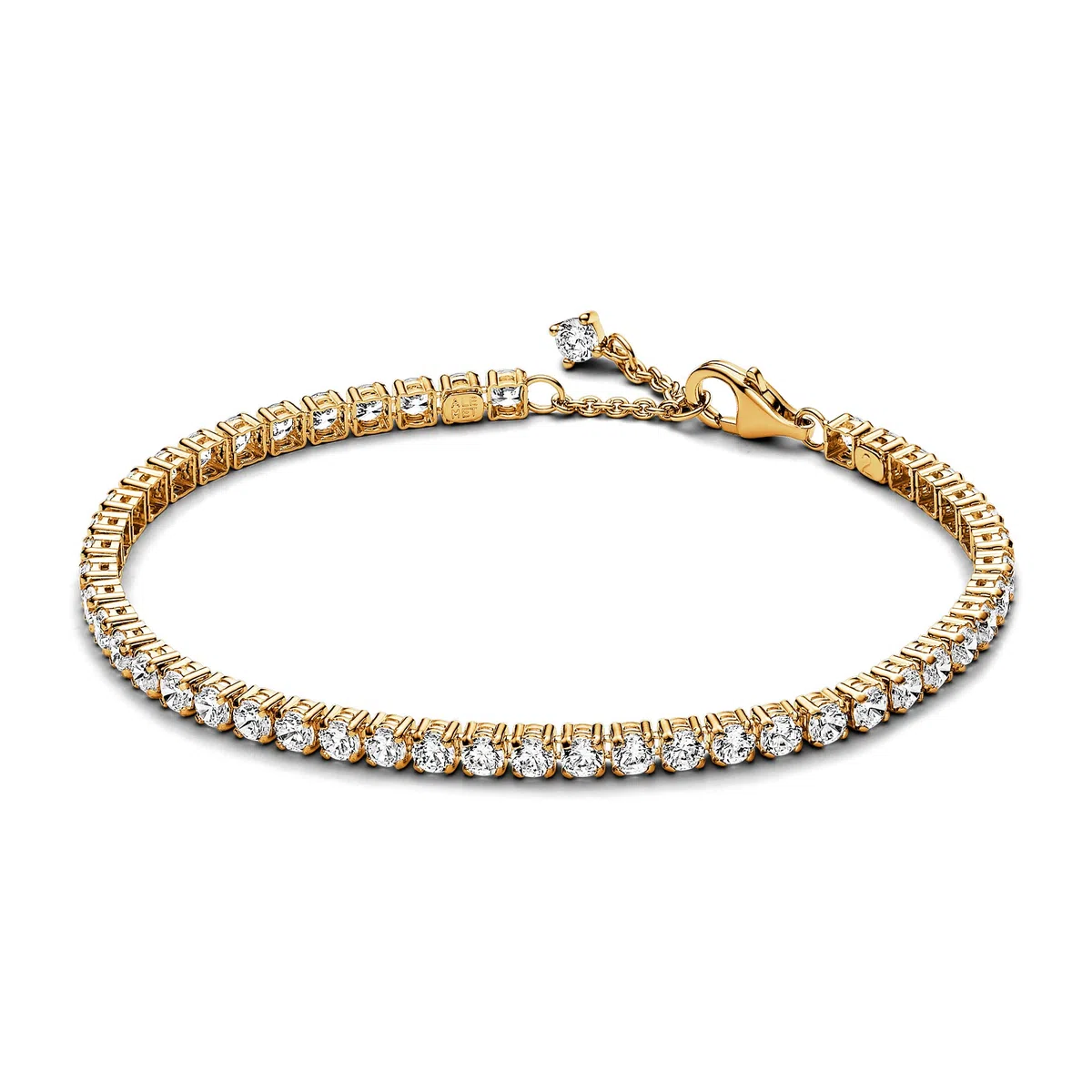 Pandora Timeless - Bracciale placcato in oro 14k con pietre di zirconia cubica incolori
