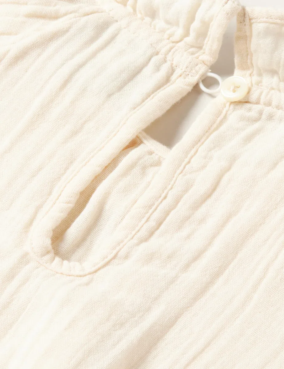 Petit Bateau Camicetta a Maniche Corte Bimba