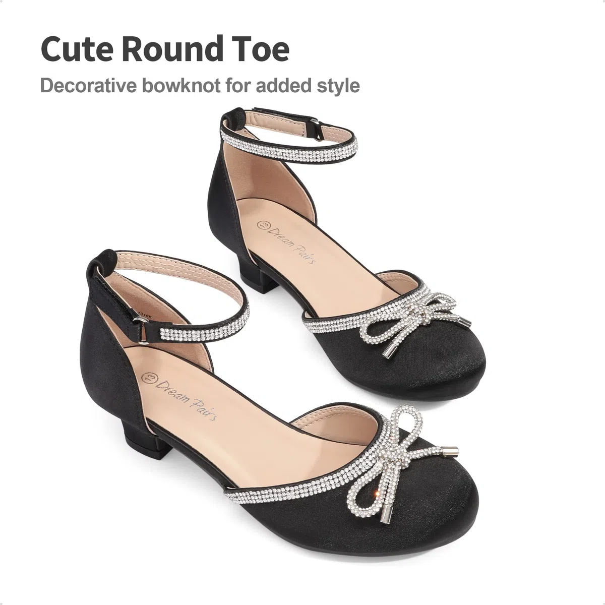 DREAM PAIRS Eleganti Principessa Ballerine Bambine Scarpe per Festa Matrimonio Lucida