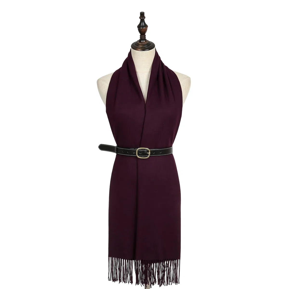 RIIQIICHY Sciarpa Scialle Donna Stola Invernale Pashmina Elegante Cerimonia Con Frange