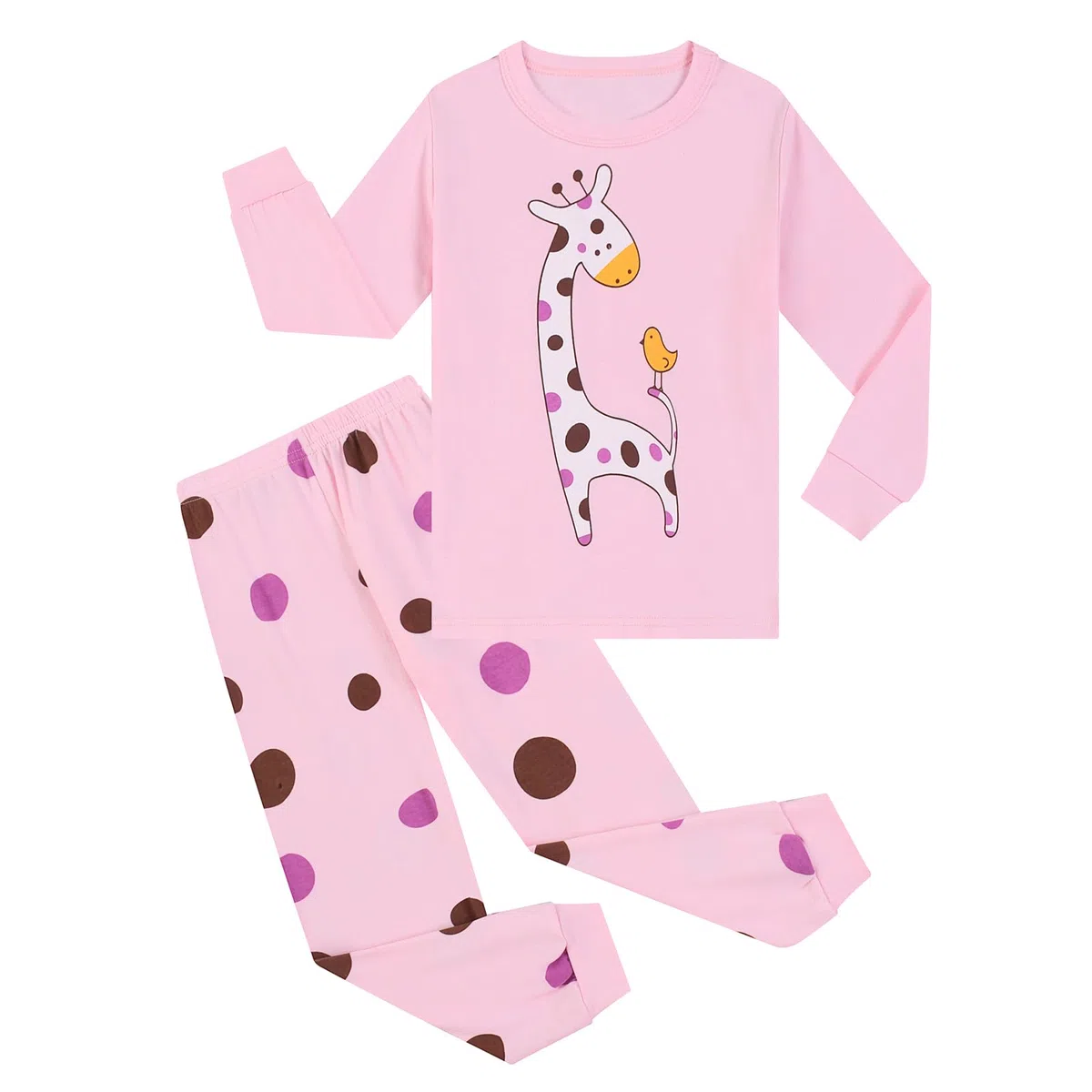 Pigiama Bambina Unicorno Pigiama per Bambini Cotone Manica Lunga Set Pigiama 3-13 Anni