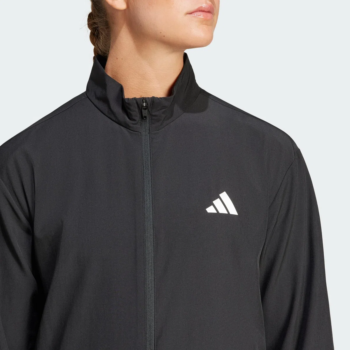 adidas Women Giacca da riscaldamento Train Essentials 3-Stripes Woven