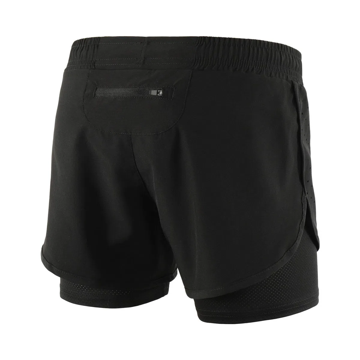Mesing Pantaloncini Sportivi Running Donna 2 in 1 Estate Pantaloni Corti Palestra Corsa Lacci Traspirante Allenamento Sport Shorts