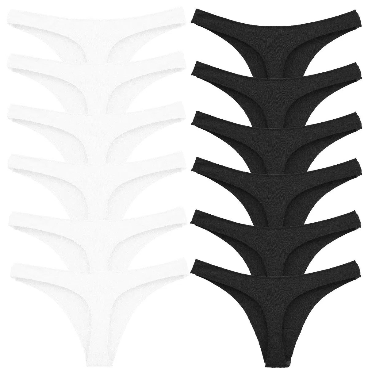 Toocool - Stock 12 Pezzi Perizoma Slip Donna Thong Liscio Tanga Elasticizzato Nuovo 368-12