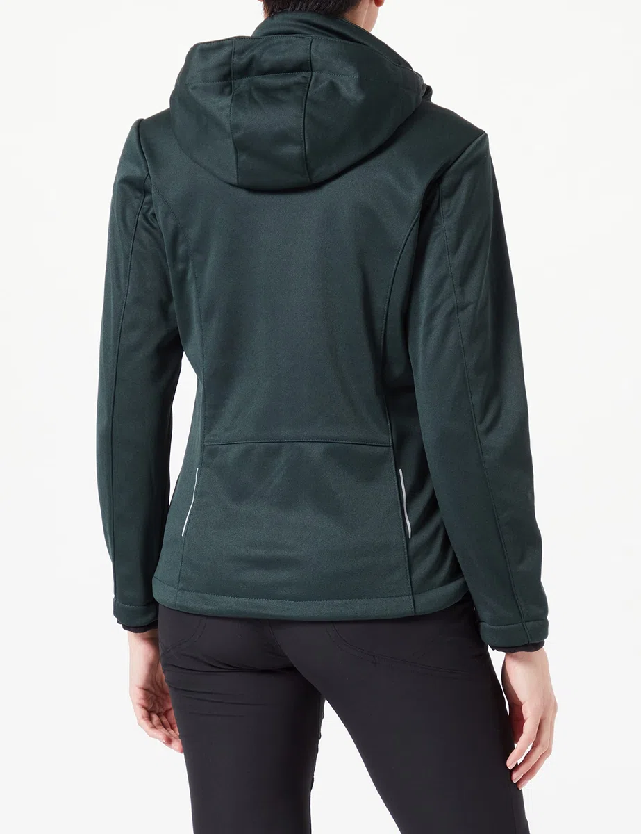 CMP Giacca Melange In Softshell Da Donna Con Cappuccio Removibile Giacca Donna