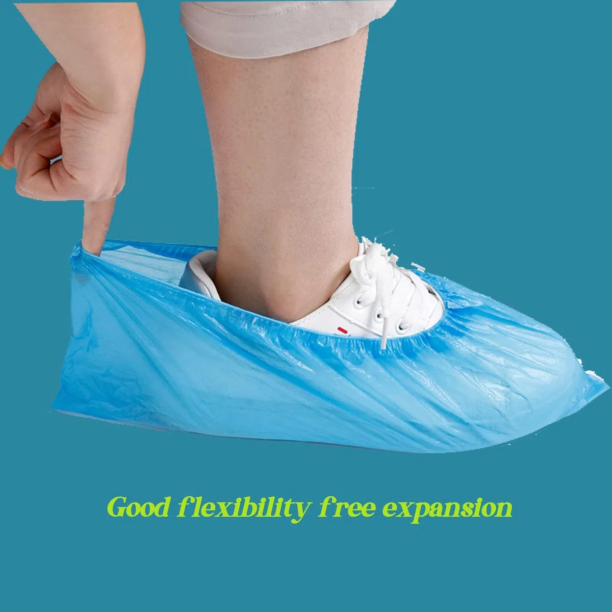 300 Pezzi Copriscarpe Usa e Getta,Jicyor Antiscivolo Resistente Copriscarpe Monouso Utilizzare Film in Polietilene Di Alta Qualità Protezioni Scarpe Proteggi Scarpe Applicabile Entro 46 Larde Unisex