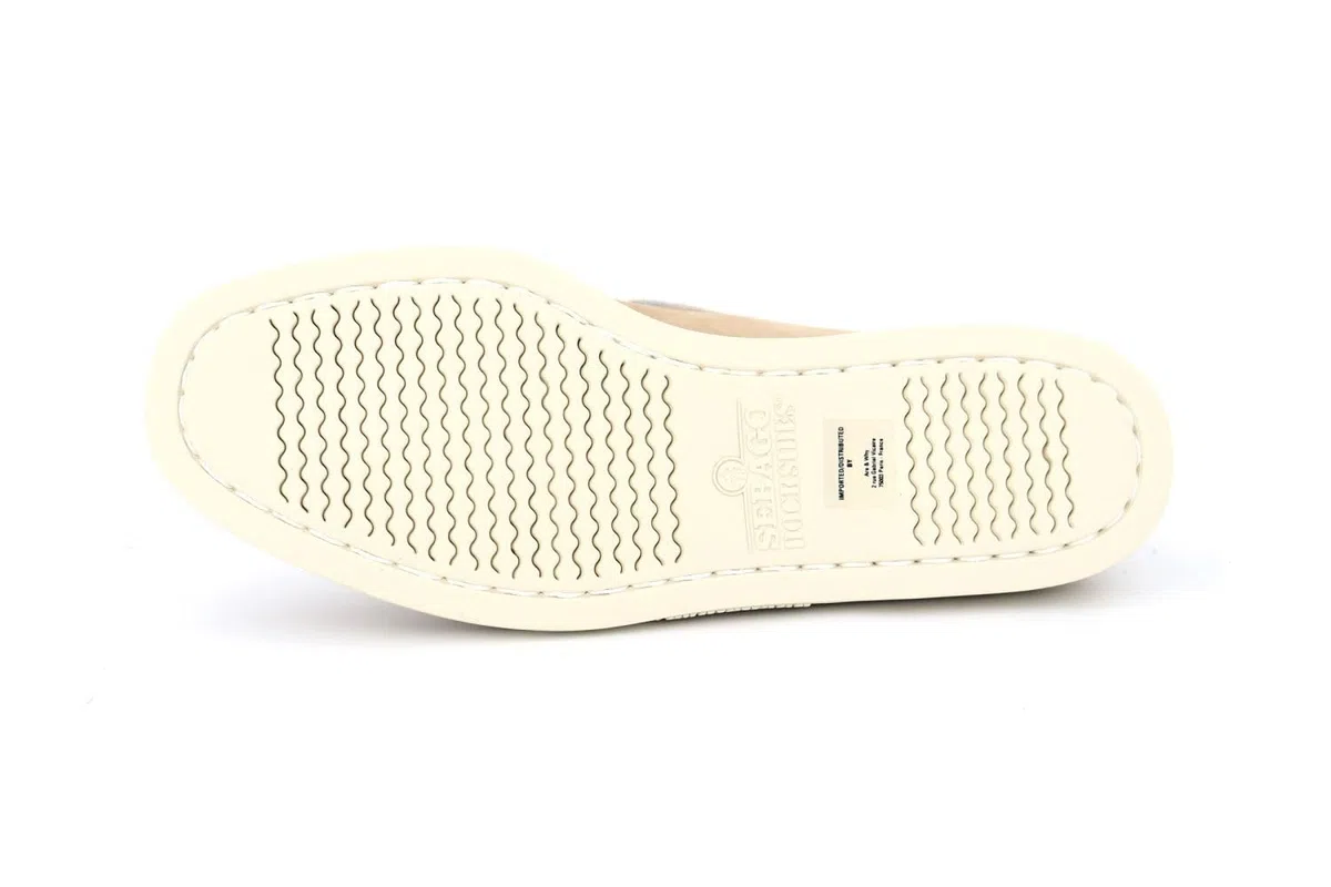 Docksides Portland Mocassino da Barca Uomo Beige Camel Nubuck