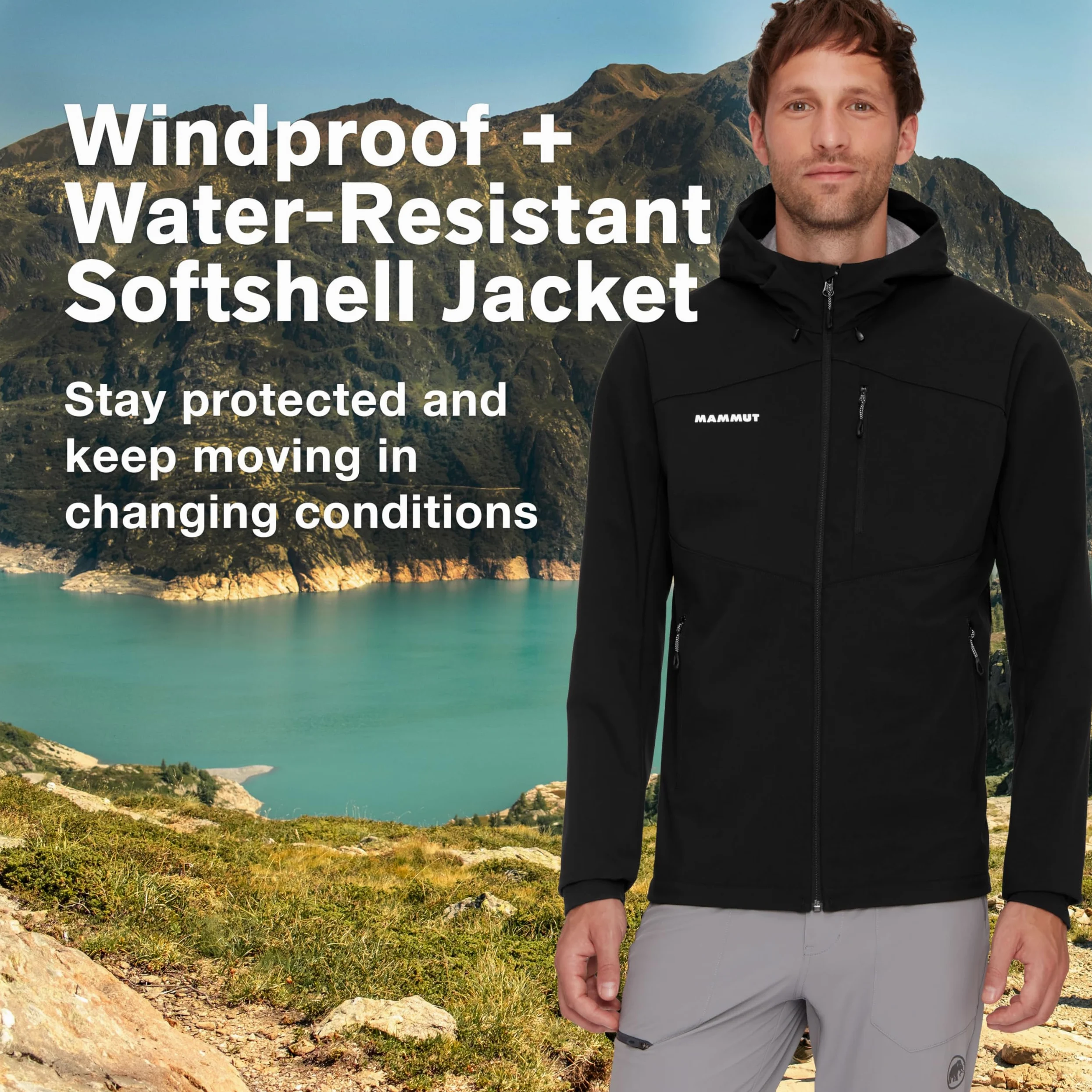 Mammut Mammut Outdoor Softshell Hooded Jacket Men Giacca softshell Uomo