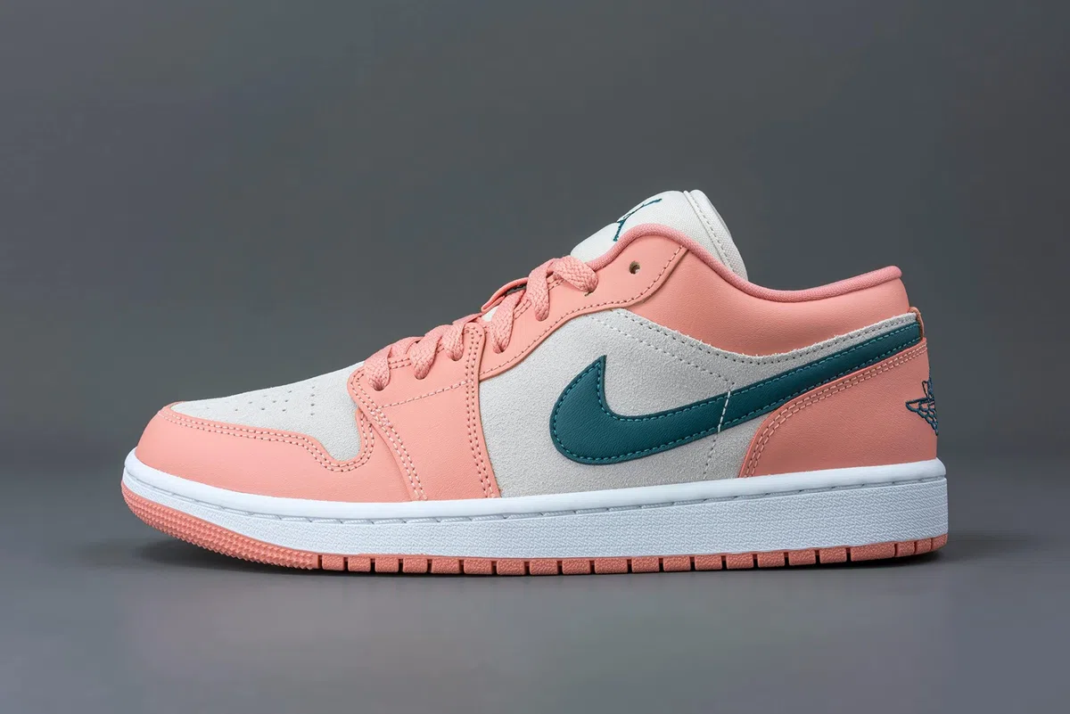 Air Jordan 1 Low Scarpe Donna (DC0774-161, Bianco/Sail/Bordeaux)