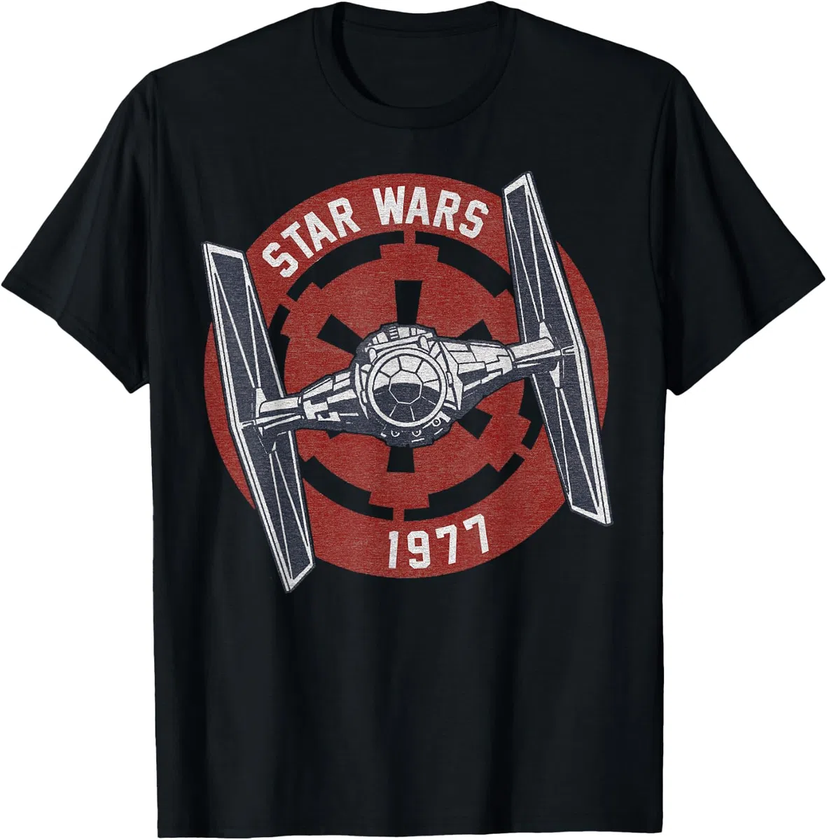 Star Wars Tie Fighter Imperial 1977 Badge Maglietta