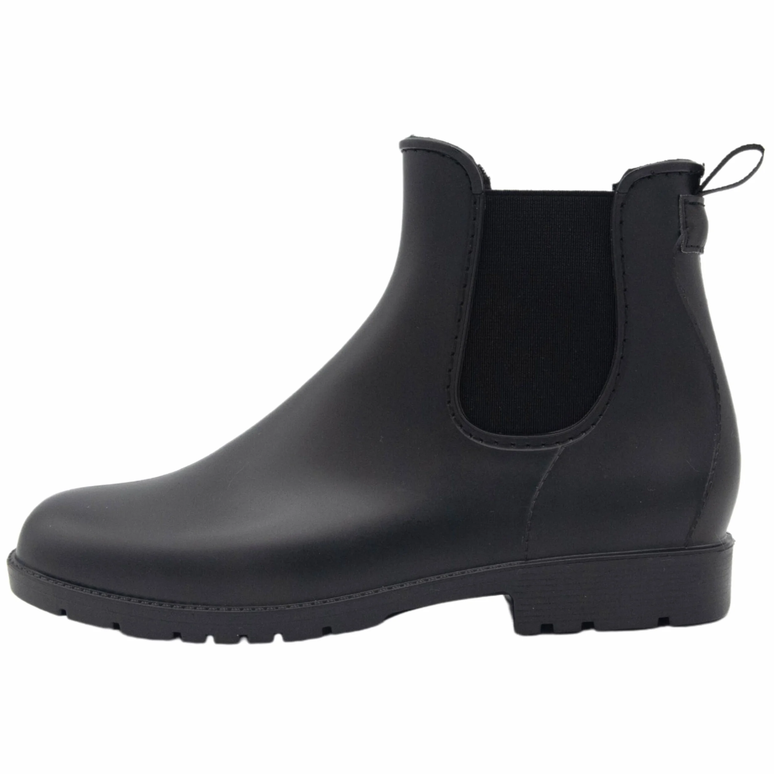 PFIFF Stivaletti Jodhpur in PVC con fodera interna, stivali invernali foderati, neri, per bambini e donne, 29-42