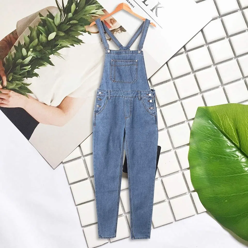 Salopette da Uomo in Denim da Lavoro alla Moda Salopette Casual Jeans e Bretelle Generale PRO Heavy Duty Workwear Unisex vestibilità Comoda Pantaloni Cargo Combattimento Tutto in Uno