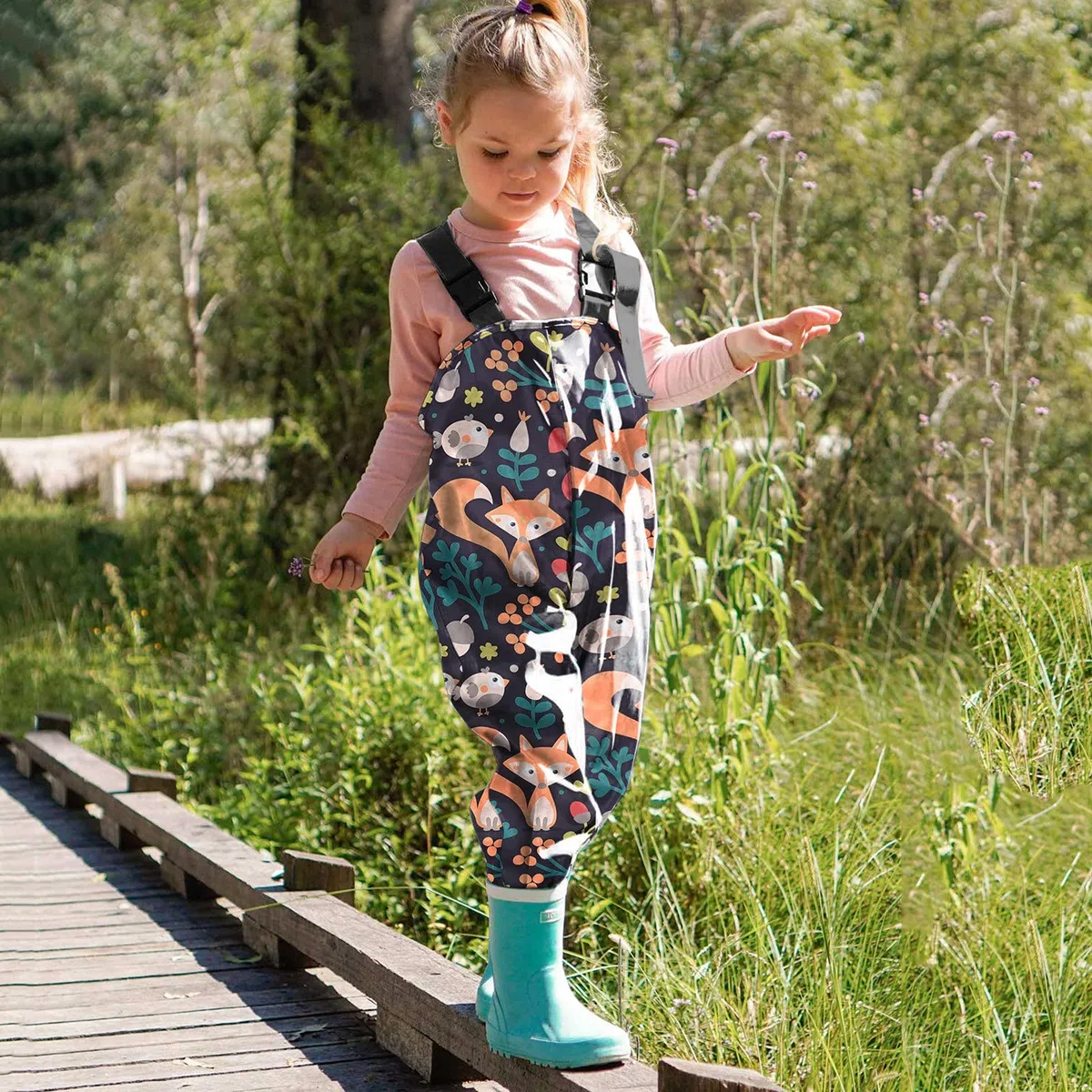 Pantaloni da matschhose per bambini, impermeabili, impermeabili, da trekking, funzionali