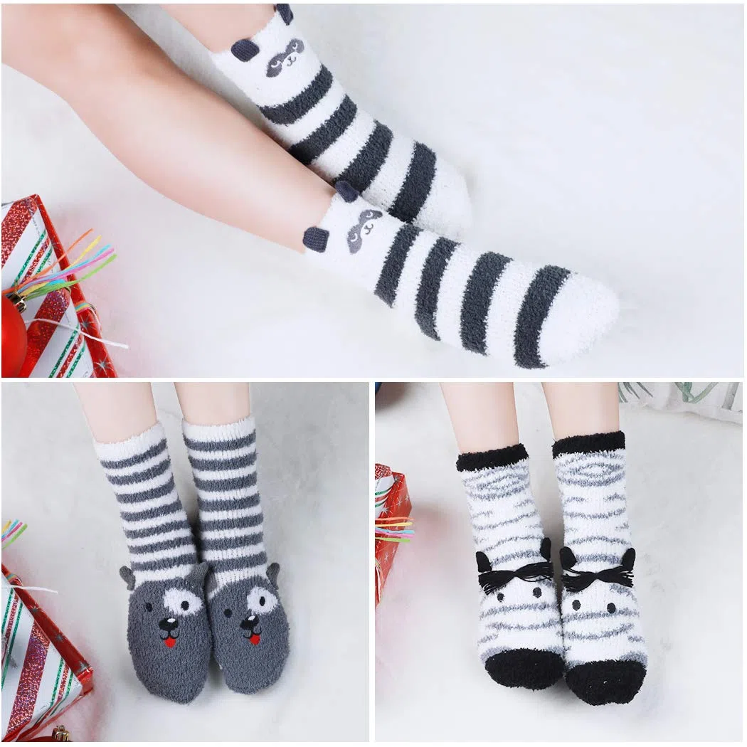 Kuschel Socken, soffici calzini da letto, da donna, caldi, invernali, da donna