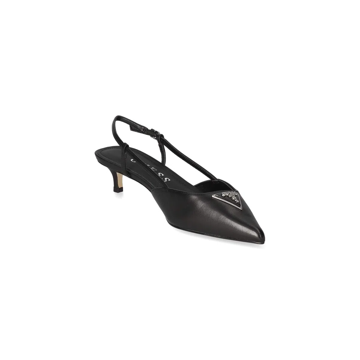 GUESS Décolleté Punta Jesson TC 40 Pelle Black DS25GU01 FLPJESLEA05