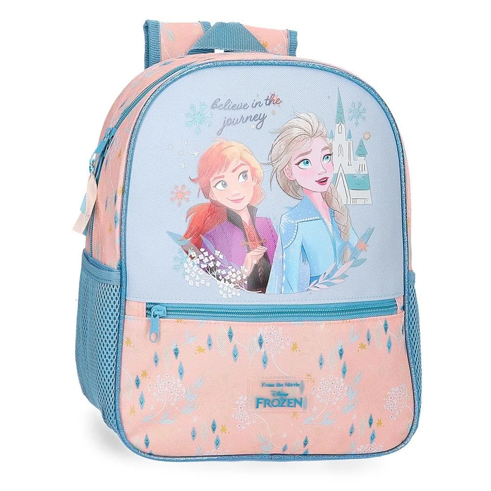 Joumma Bags, Disney Frozen Believe in The Journey Kids Backpack School Backpack Polyester Wide Adjustable Straps Multiple Pockets and Compartments