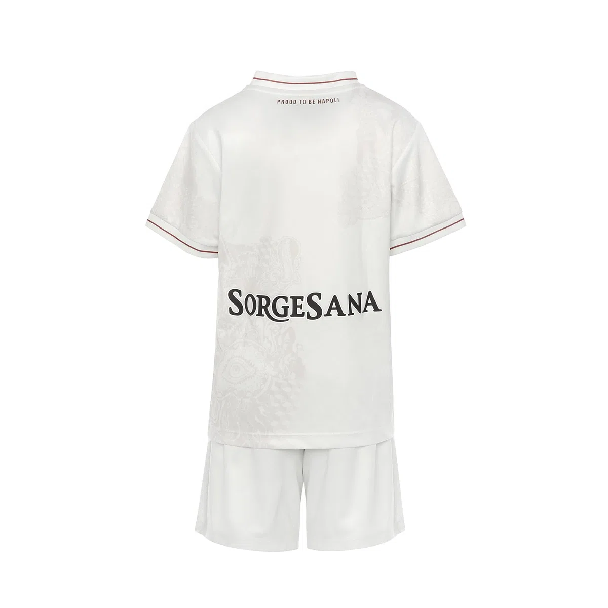 SSC NAPOLI Kit Junior Away Ea7 T-shirt Unisex - Bambini e ragazzi (Pacco da 1)