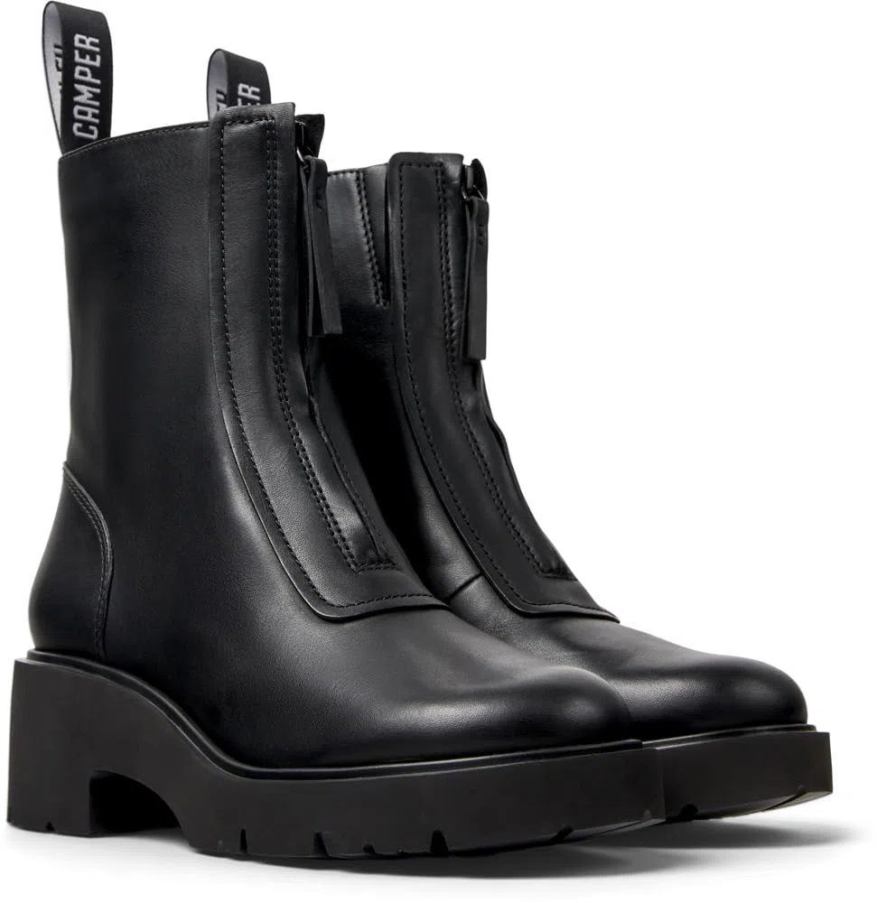Camper Milah K400776 Zip BootieDonna