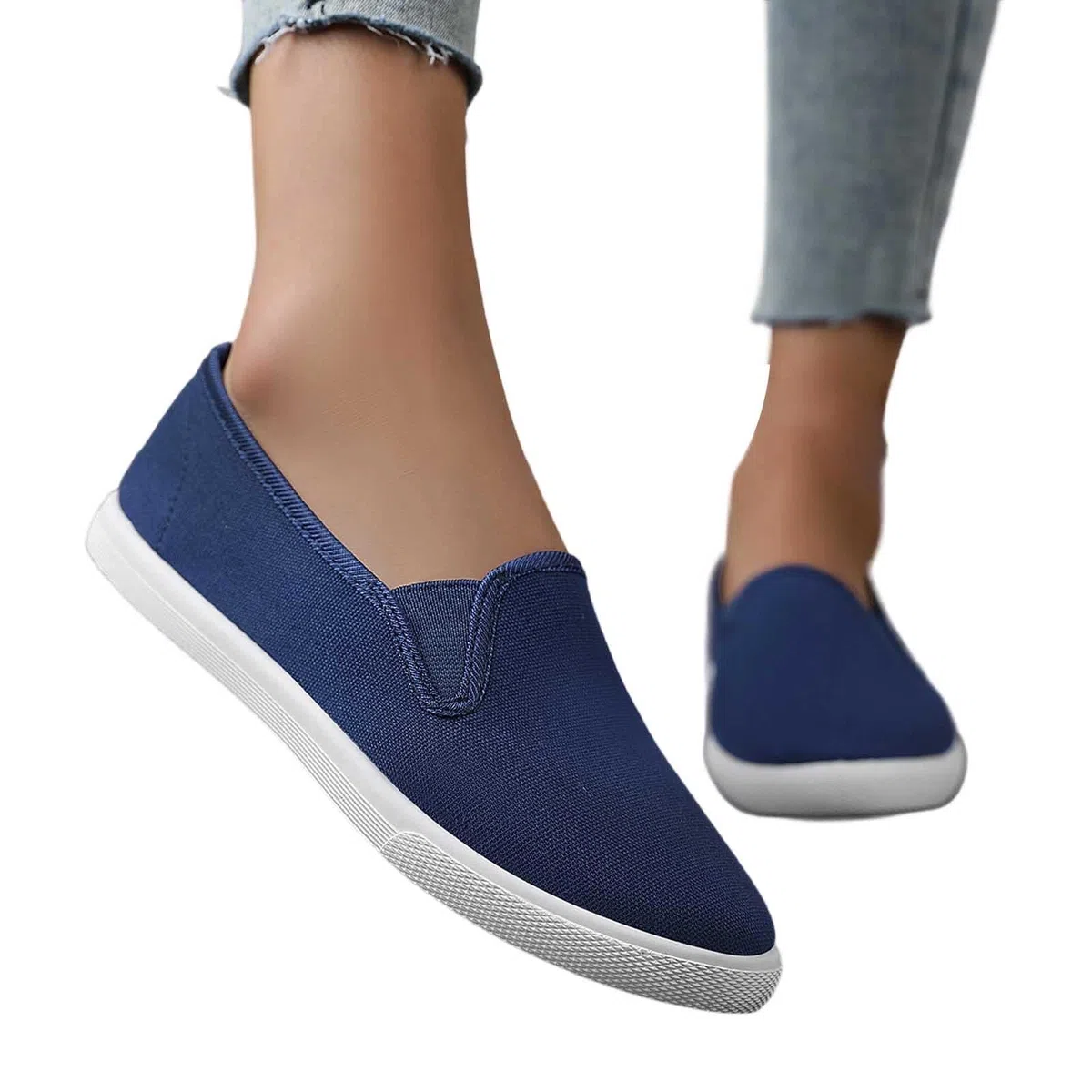 Mocassini da Donna in Rete Slip-On Scarpe Basse alla Morbide e Comode Scarpe da Passeggio Moda Casual Flessibili e Leggere per Usi Quotidiani
