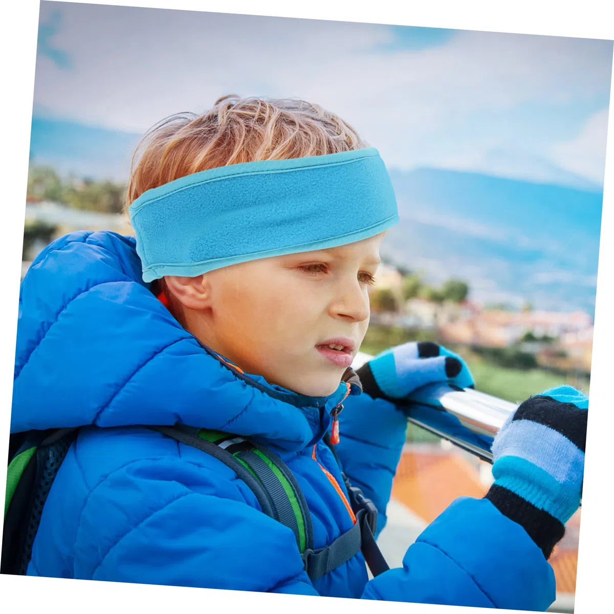 YARNOW 6 Pezzi Da Sci All'Aperto Fasce Antivento Per Bambini Granchi Giocattoli Elastici Per Paraorecchie Per Bambini Fasce Per Atletica Hijab Per Bambino
