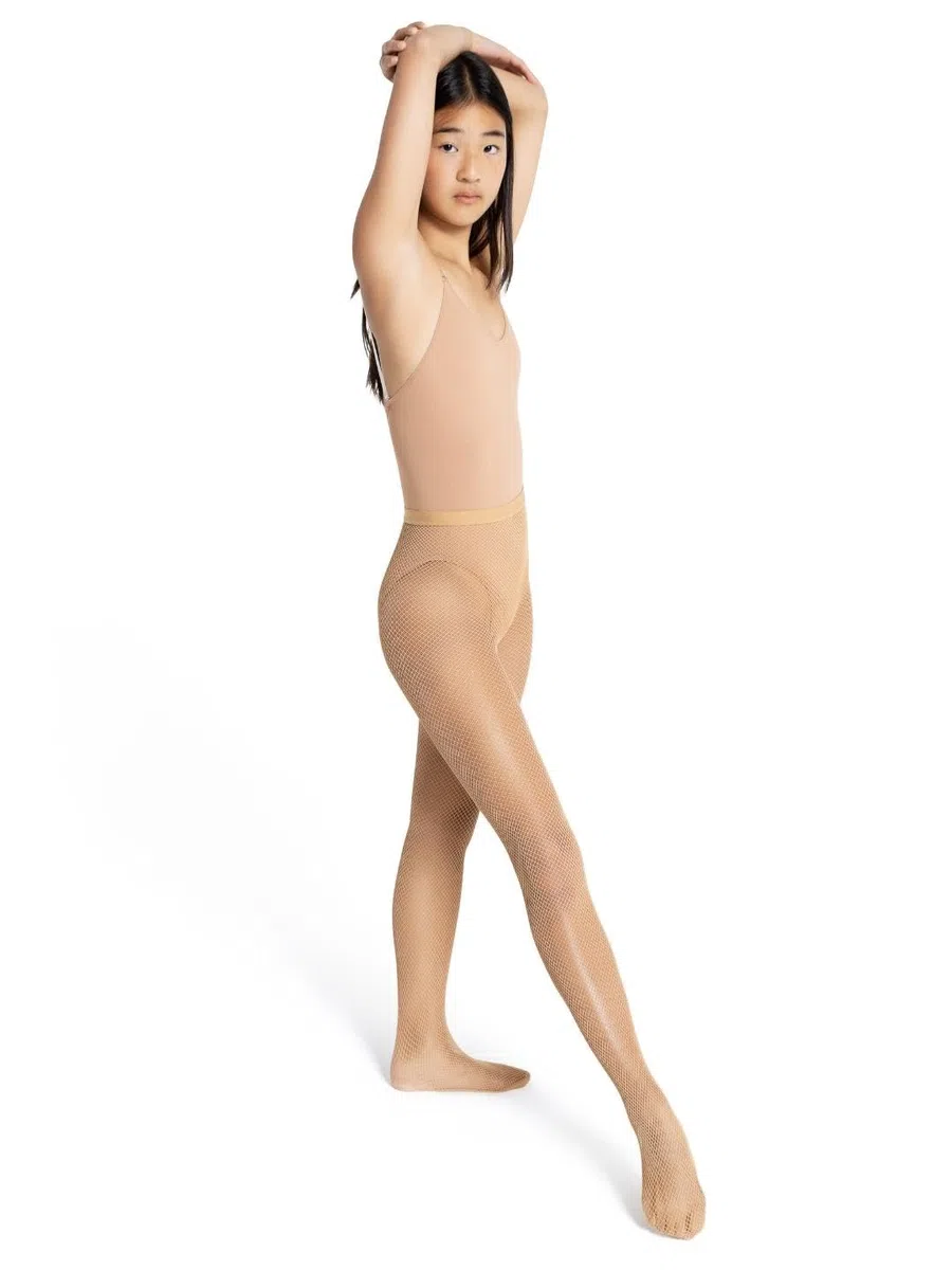 Capezio Studio Basics - Calze a rete da donna, senza cuciture